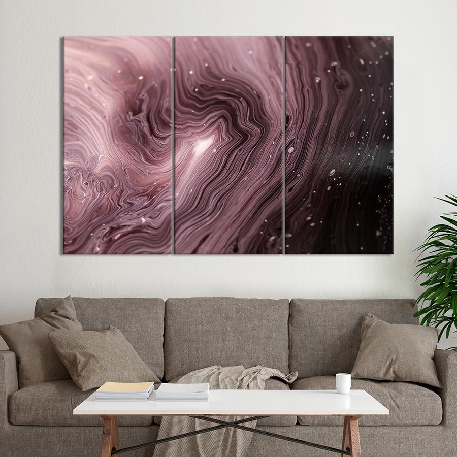 Картина абстракция Магическая мраморная абстракция 156x100 см (A869-3)