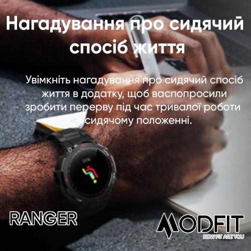 Смарт-часы Modfit Ranger All Black - фото 8