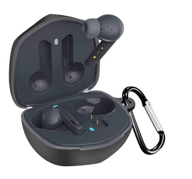 Чехол-накладка DK Silicone Candy Friendly с карабином для Xiaomi QCY G1 Black