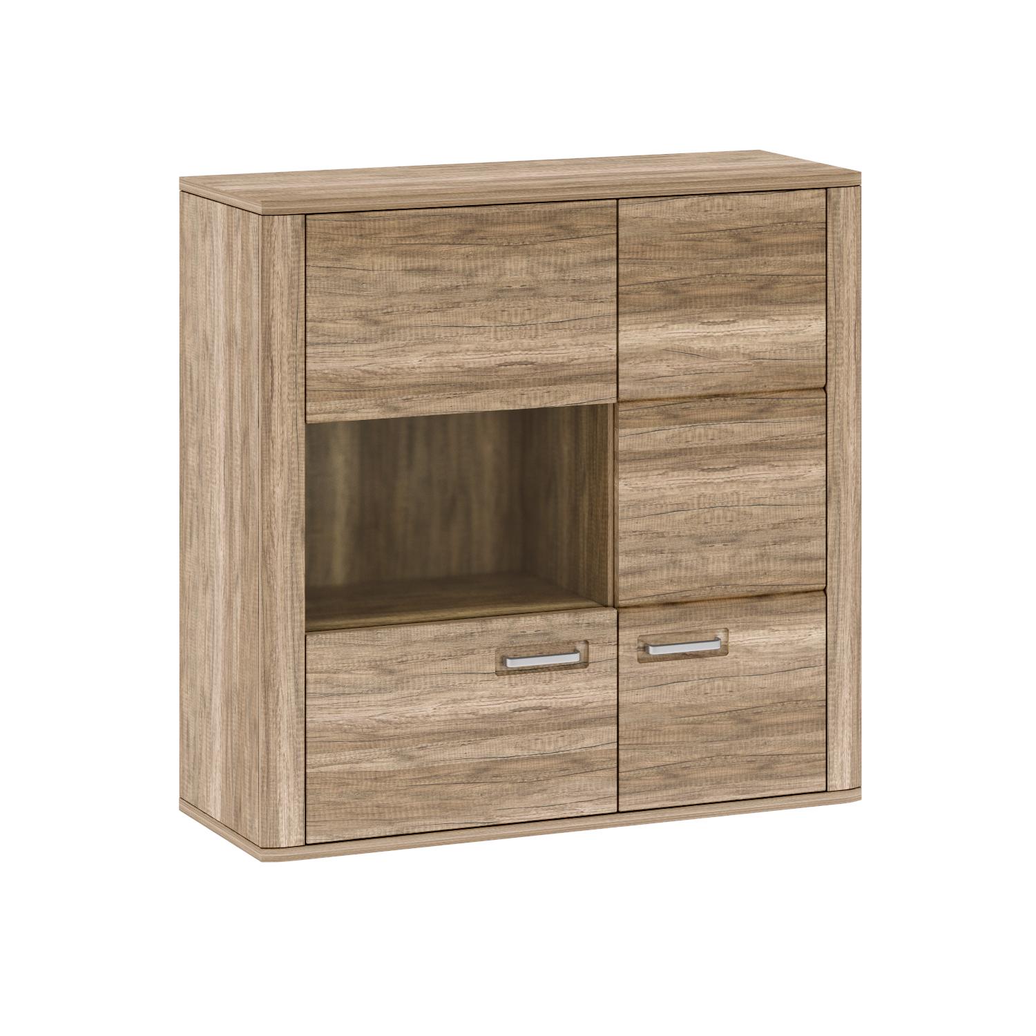 Витрина навесная Blonski Sales T41R 989х1068х372 мм Дуб каньон