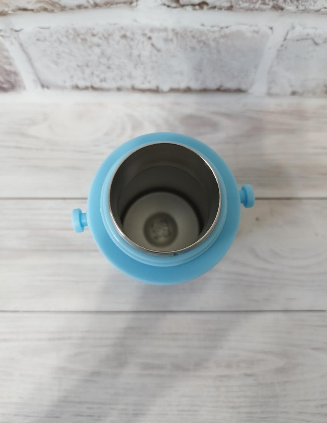 Термос дитячий Stenson з трубочкою нержавіюча сталь 280 мл Блакитний (17997359) - фото 3