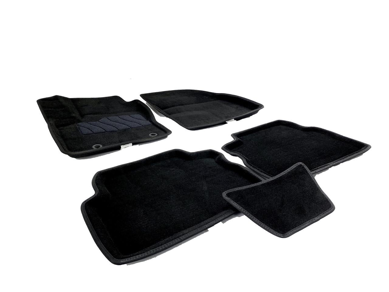 Коврики в салон ворсовые 3D Seintex Ford Kuga 2008-2012 5 шт. Черный 71689