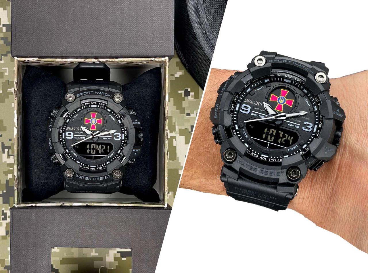 Часы наручные Awarder ЗСУ All 001 водостойкие в коробке Black - фото 6 Часы наручные Awarder ЗСУ All 001 водостойкие в коробке Black - фото 6