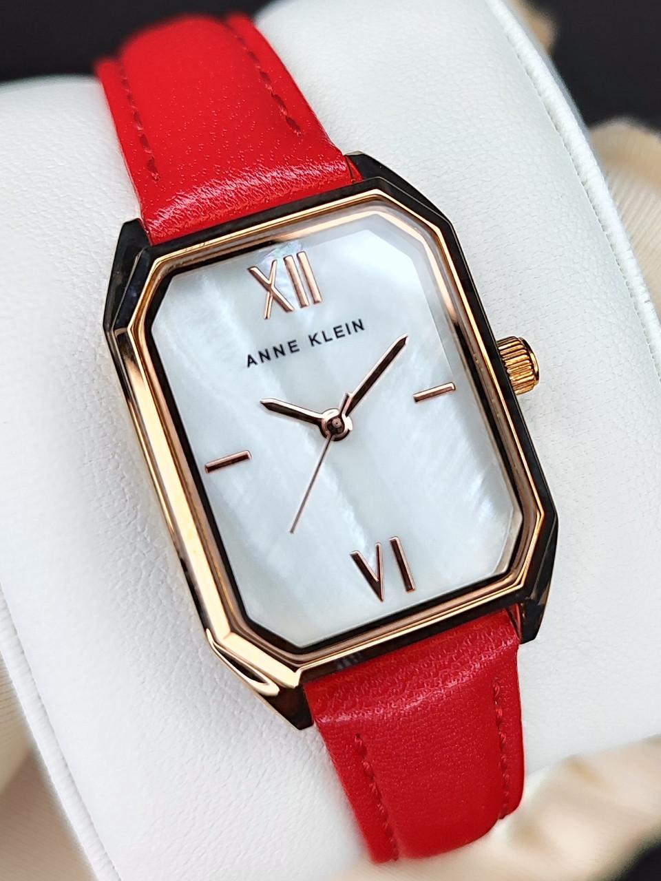 Наручные часы женские Anne Klein AK/3874RGRD Розовое золото/Красный