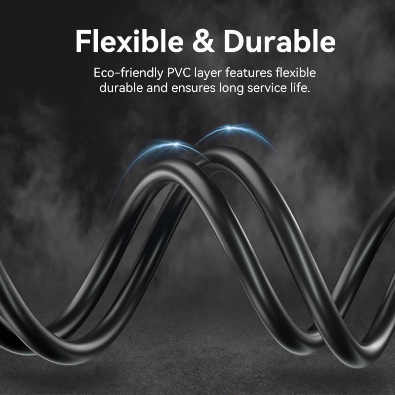 Кабель двунаправленный Vention mini HDMI-HDMI 2.0 4K 60Hz 18 Гбит/с HDR 3D Dolby 1080P 120Hz HDMI-C на HDMI-A 1 м Черный (AGHBF) - фото 8