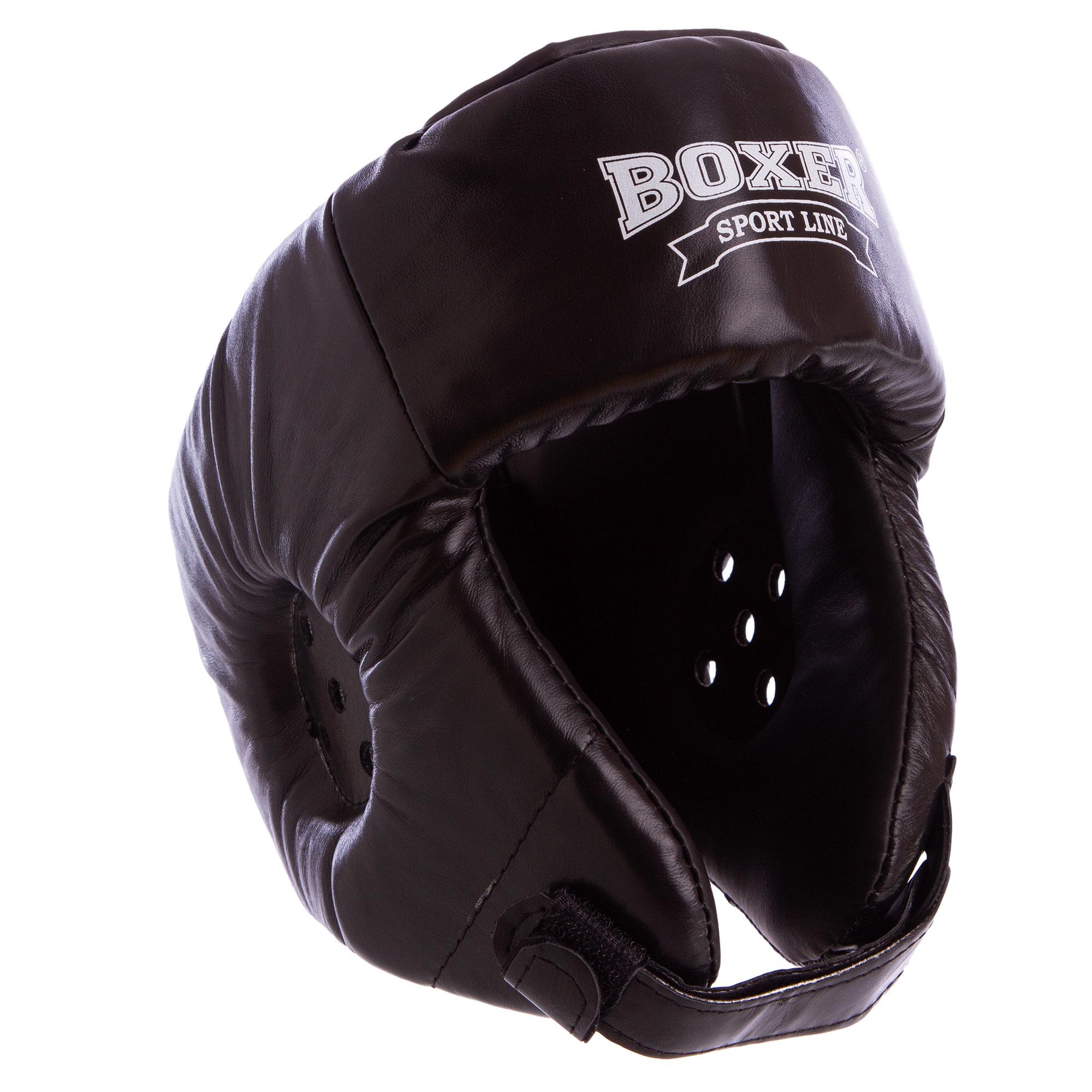 Шлем боксерский открытый BOXER Pro 2027 M Черный (33228998)