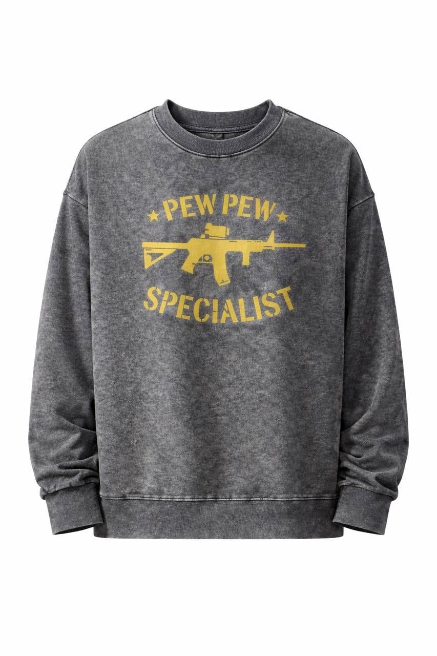 Світшот PEW PEW SPECIALIST XXL Графітовий