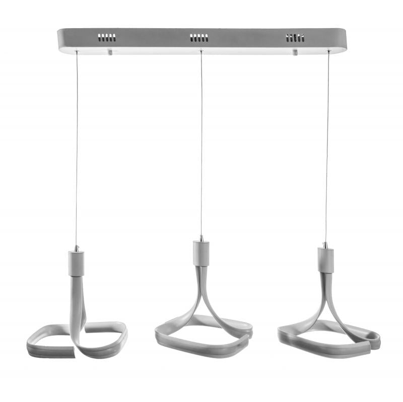 Люстра подвесная Brille BL-451S/68 W WH светодиодная для спальни