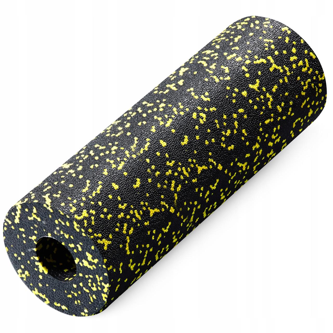 Массажный ролик 4fizjo EPP PRO+ гладкий 45x14,5 см Black/Yellow (P-5907739310583)