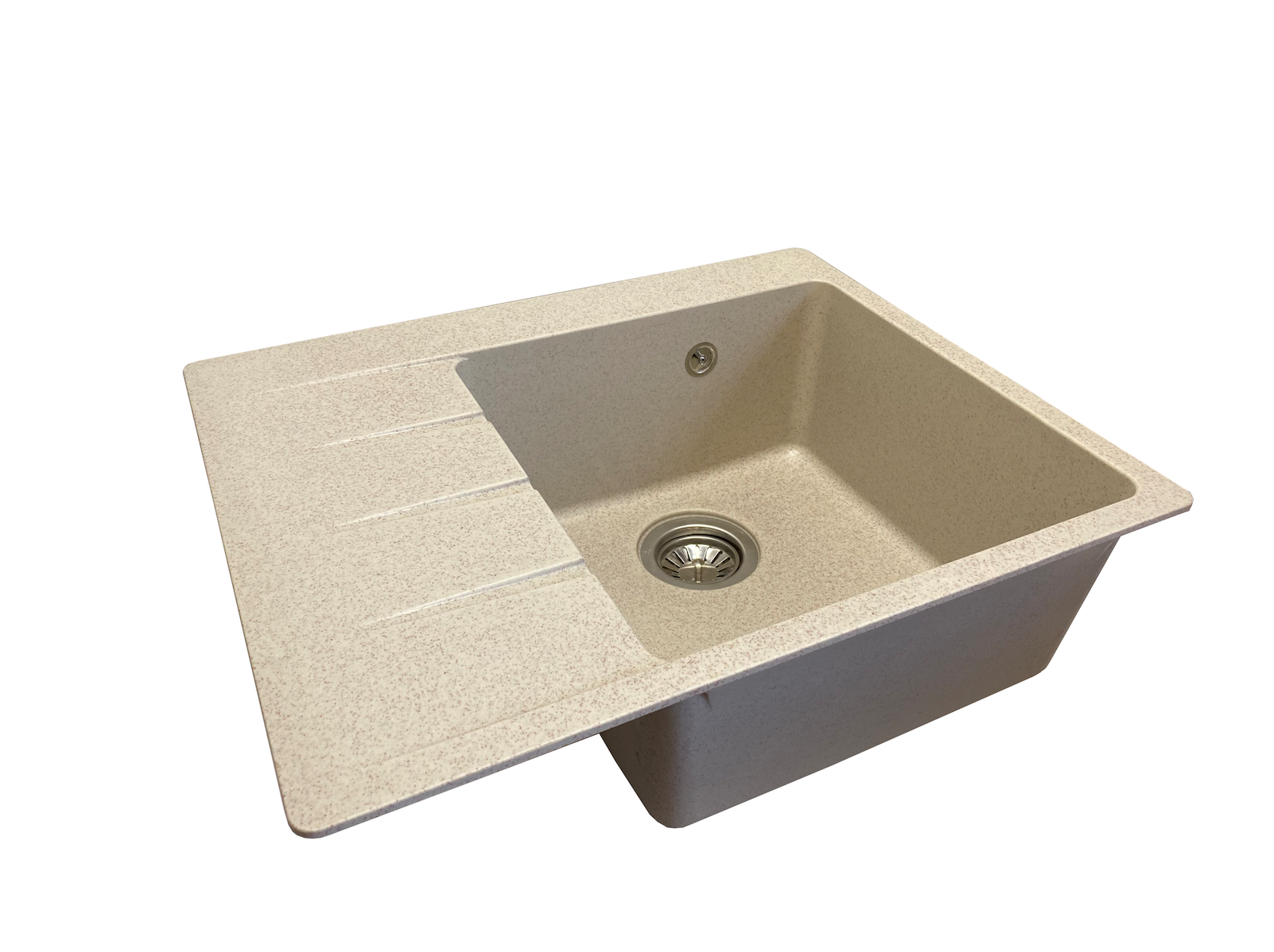 Мойка кухонная VECTOR Forest 62x50 см чаша справа Бежевый (f69595e4)