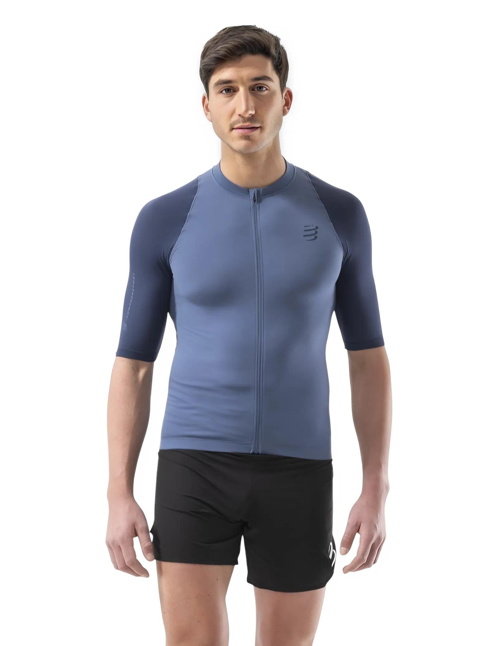 Футболка мужская Compressport Trail Racing Postural SS Top M Indigo/Blues (ATSM4905122M)
