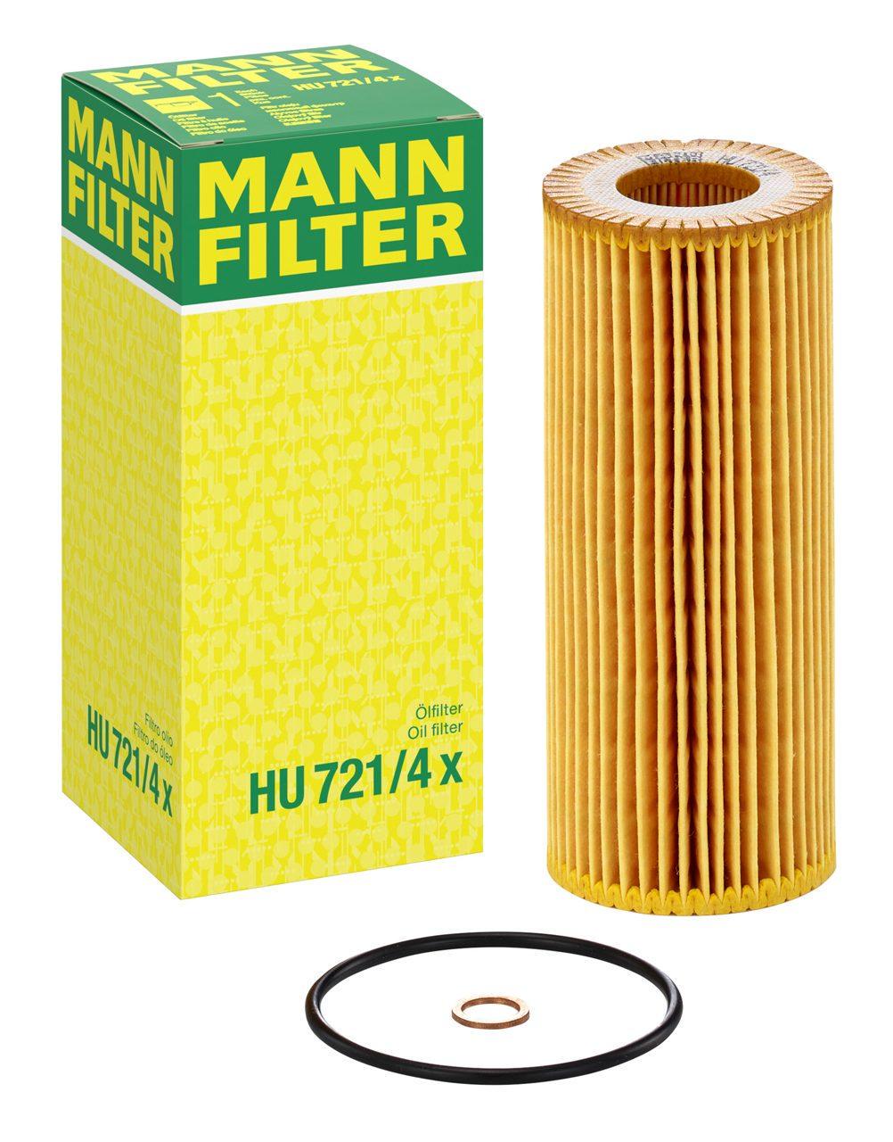 Фильтр смазки Mann-Filter (HU721/4X) Фильтр смазки Mann-Filter (HU721/4X)