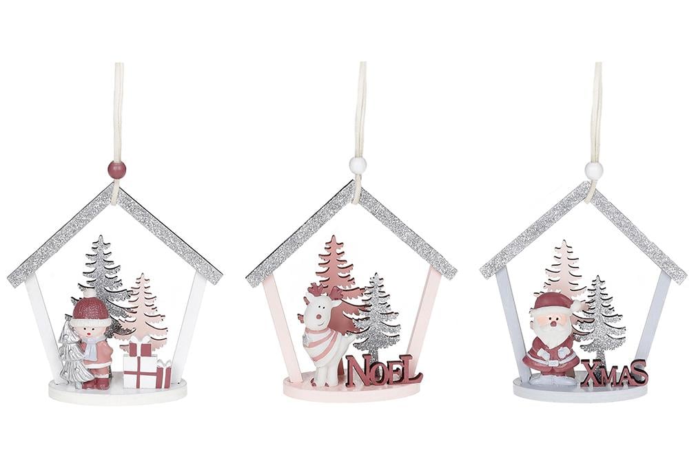 Набор елочных украшений BonaDi 3 шт. (785-243)