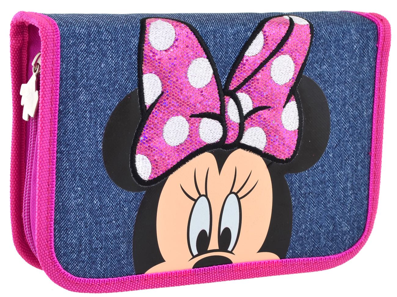 Пенал твердый YES одинарный с двумя клапанами HP-04 Minnie (532182)