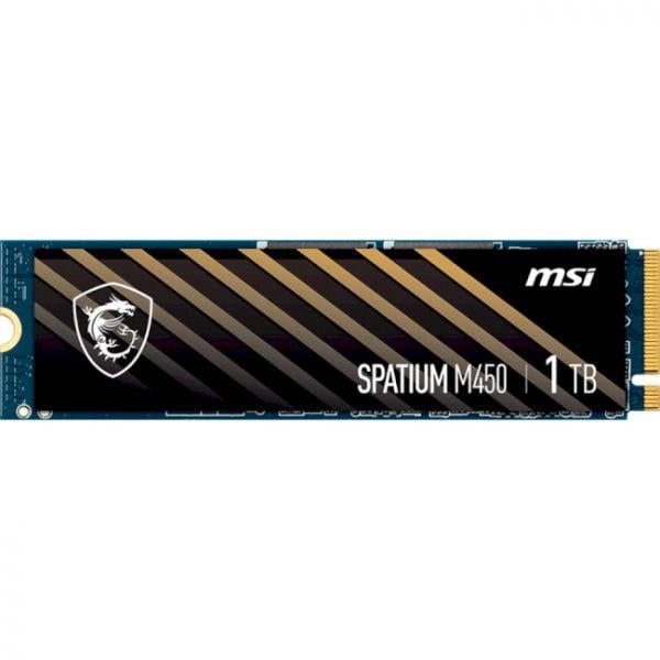 SSD-накопитель MSI Spatium M450 1Tb PCI-E 4.0 x4 M.2 2280 3D TLC (S78-440L0M0-P83)