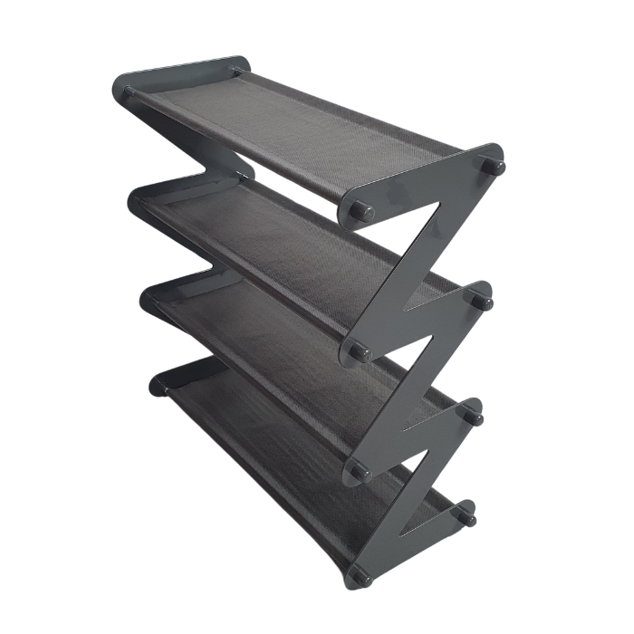 Стойка-органайзер для обуви Shape Shoe Rack на 4 полки Серый (TV11-16-Grey)