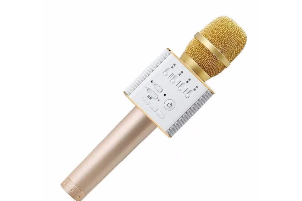 Мікрофон караоке Q9 Bluetooth Gold (373845)