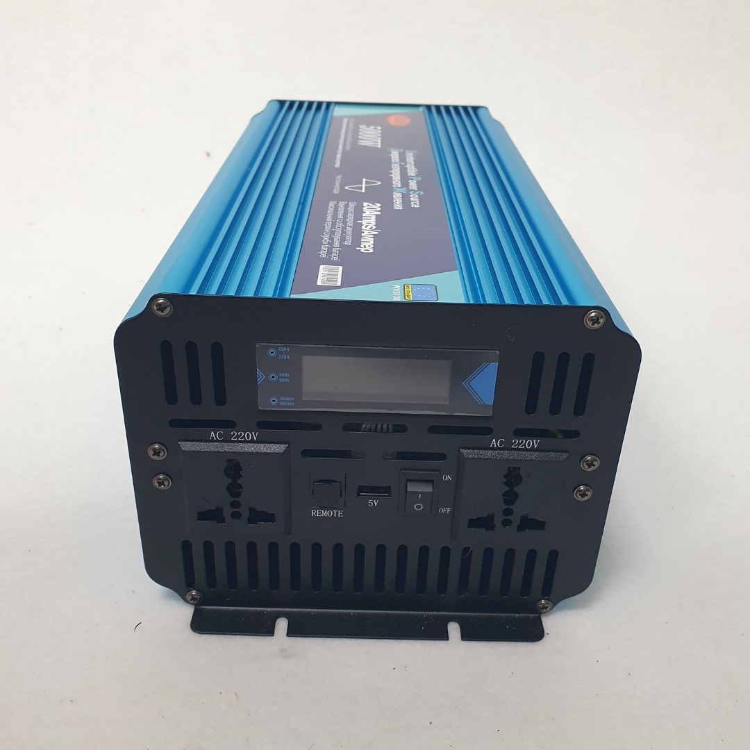 Автомобильный инвертор Power Inverter Wimpex 5000W с чистой синусоидой и защитой от перегрузки (X51-W00) - фото 5
