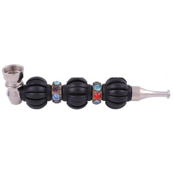Трубка для курения Metall 14 см Black
