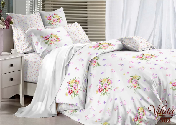 Постельное белье Viluta 302 сатин твил полуторный (10738520)