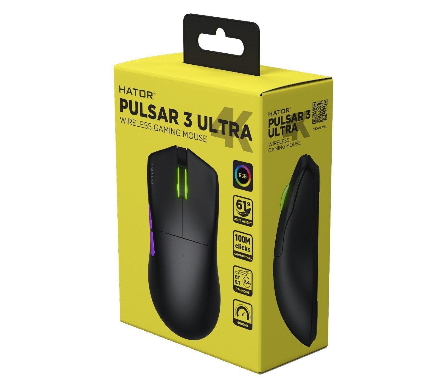 Компьютерная мышка беспроводная Hator Pulsar 3 Wireless Black (HTM630) - фото 6