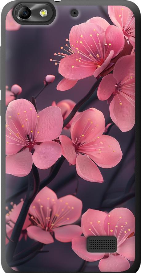 Чехол на Huawei Honor 4C Пурпурная сакура (6075u-183-42517)