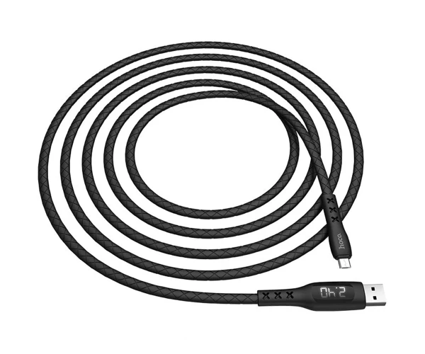 Кабель Data Hoco S6 Sentinel Micro 1,2 м Black