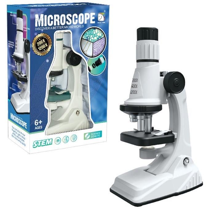 Набор детский Микроскоп на батарейках с подсветкой х1200 (28443827) - фото 3 Набор детский Микроскоп на батарейках с подсветкой х1200 (28443827) - фото 3