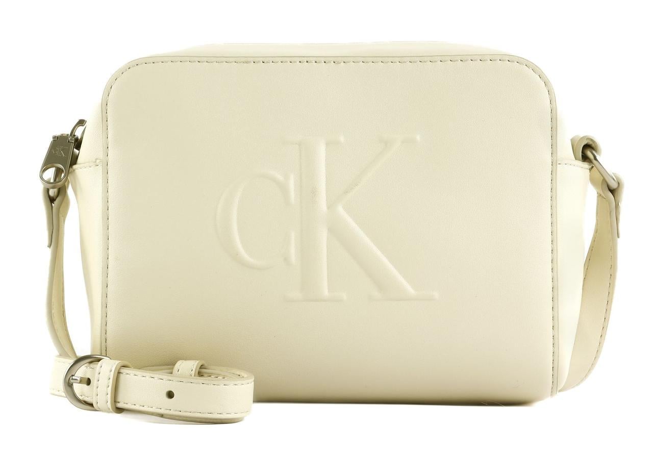 Жіноча сумка крос-боді Calvin Klein Sculpted Impression Молочний (198294090880)