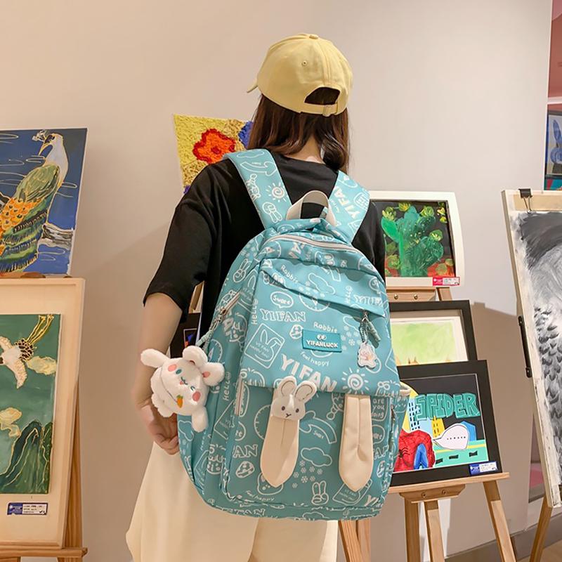 Рюкзак подростковый 230632 Зайка 20L Green - фото 3