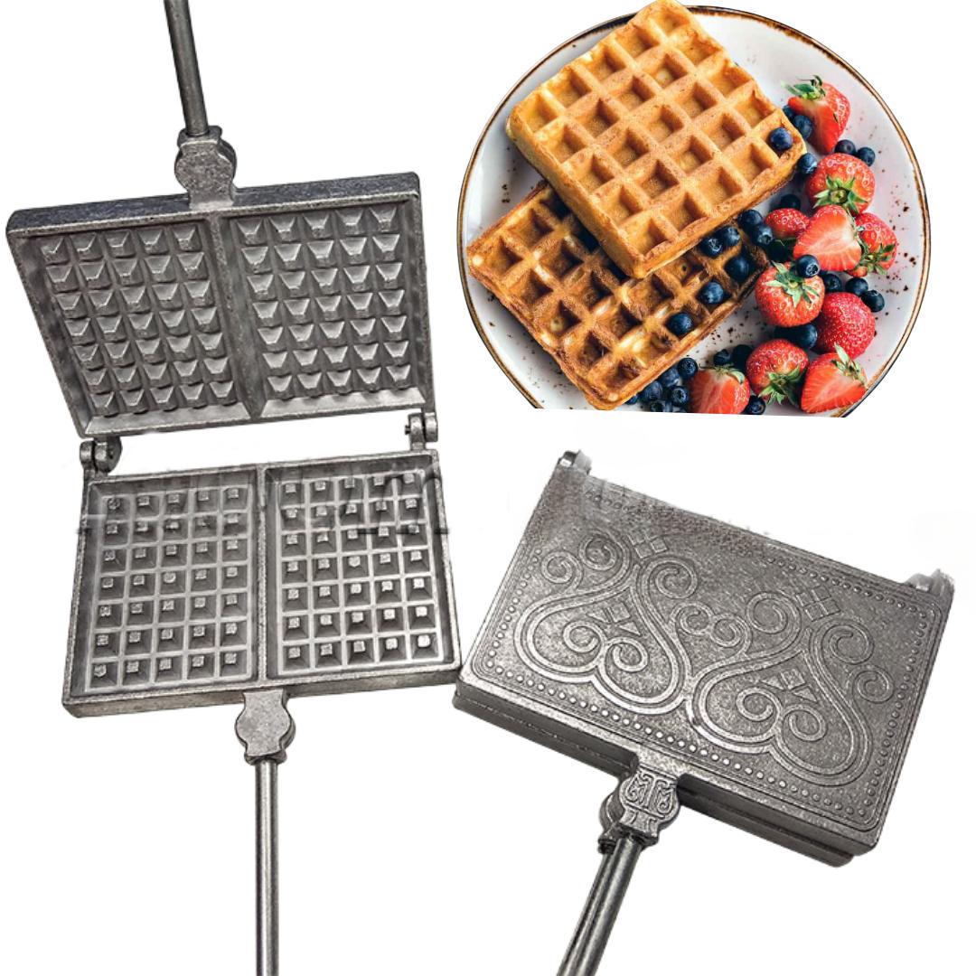 Форма для выпечки бельгийских/венских вафель с ручками (23249417) - фото 6 Форма для выпечки бельгийских/венских вафель с ручками (23249417) - фото 6