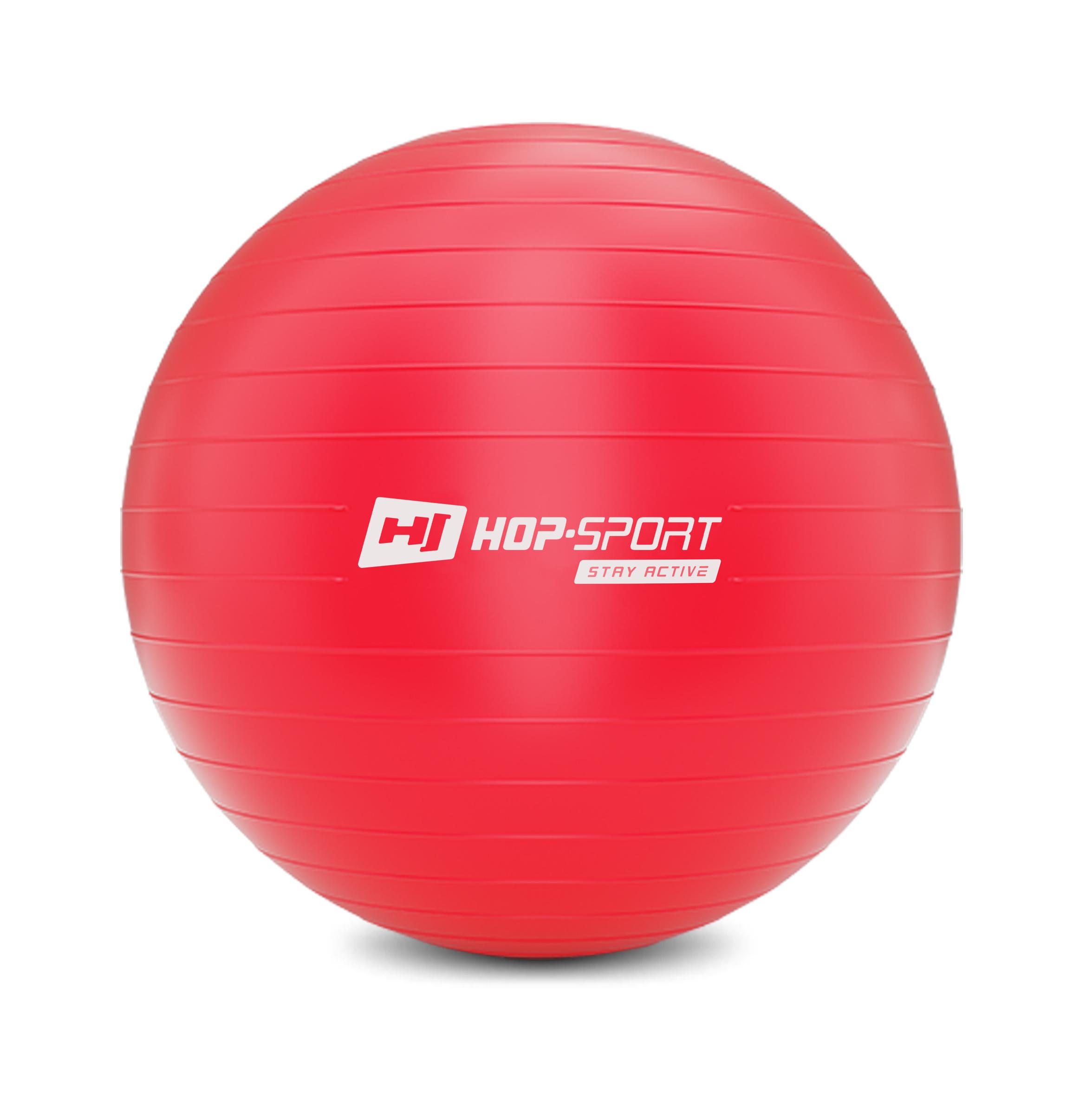 Фитбол + насос Hop-Sport 2020 65 см Красный