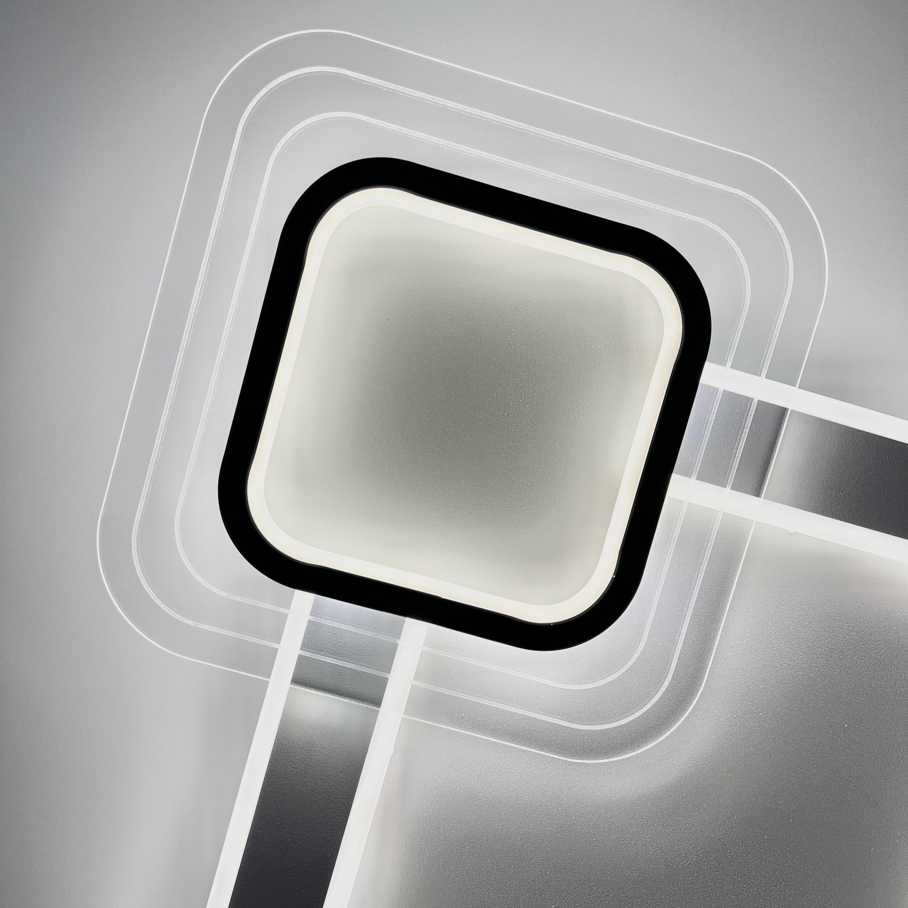 Люстра светодиодная потолочная Mervin 75 WS on/off 220 V IP20 White/Black - фото 6