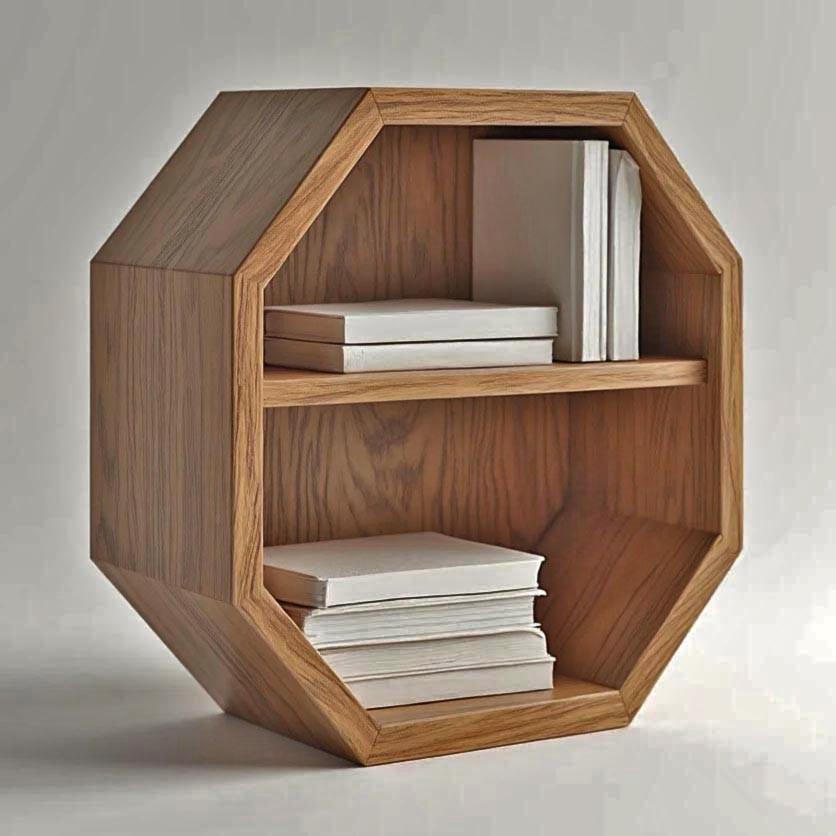 Полка книжная настольная из дерева Тойтер Сиена (КПА-001405)