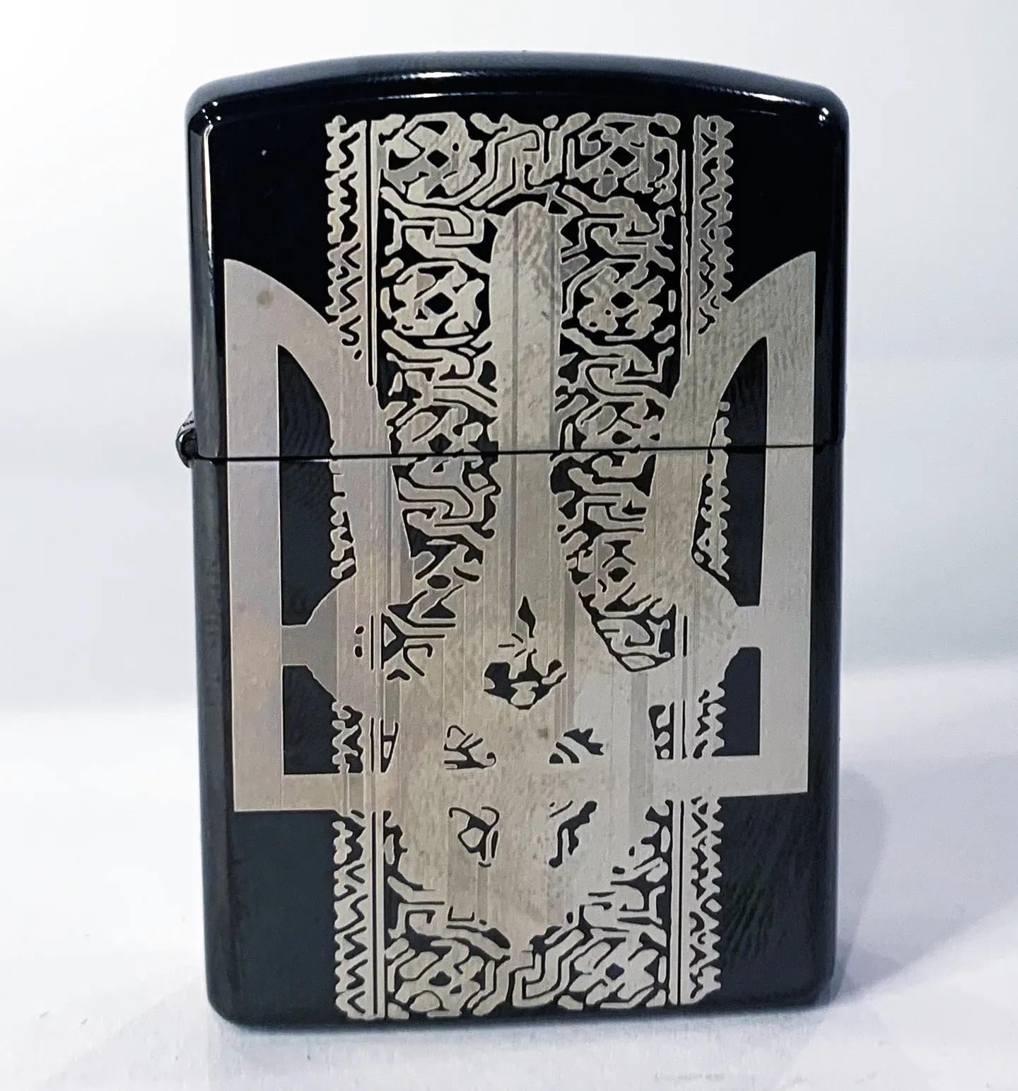 Набор подарочный бензиновый "Україна" Big зажигалка с бензином для заправки (32162074)