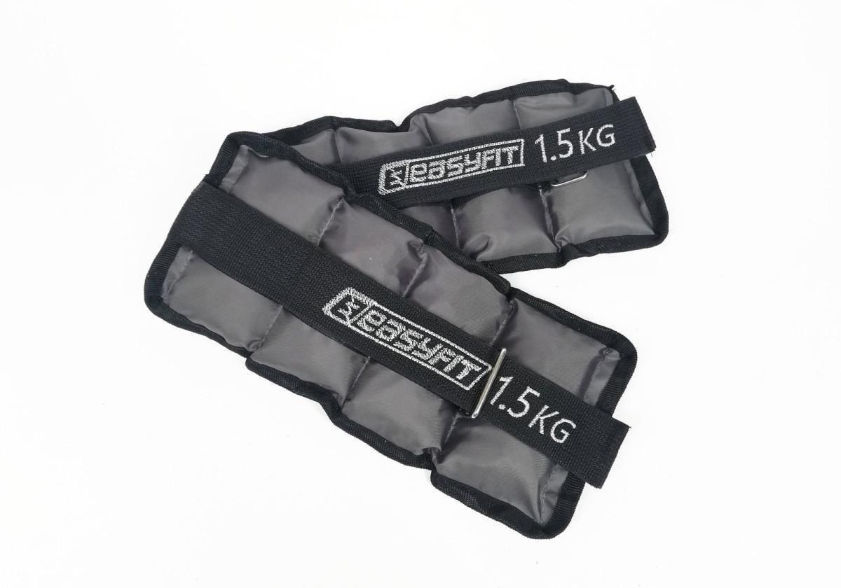 Утяжелители EasyFit для ног и рук 2 шт. 1,5 кг с металлом (EF-AWTМ-150) Утяжелители EasyFit для ног и рук 2 шт. 1,5 кг с металлом (EF-AWTМ-150)