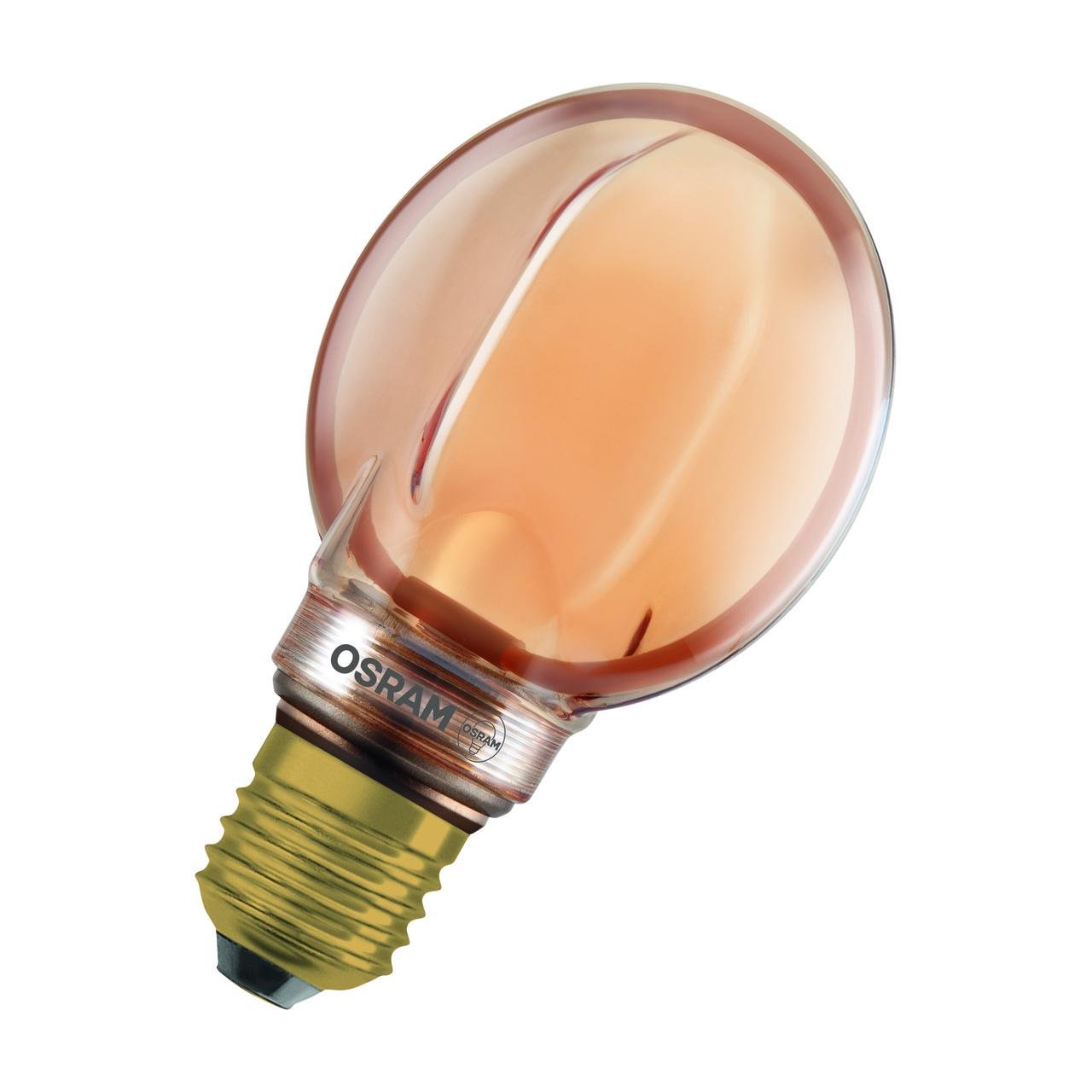 Лампа LED Osram Vintage 1906 Globe Gold 4W 220V 220lm 1800K E27 DIM 80x120 мм филаментная (4058075846067)
