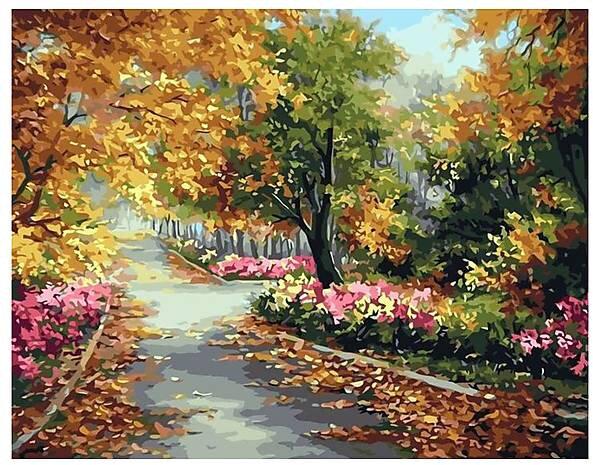 Картина по номерам Strateg Дорожка в парке 40x50 см (VA-2168)