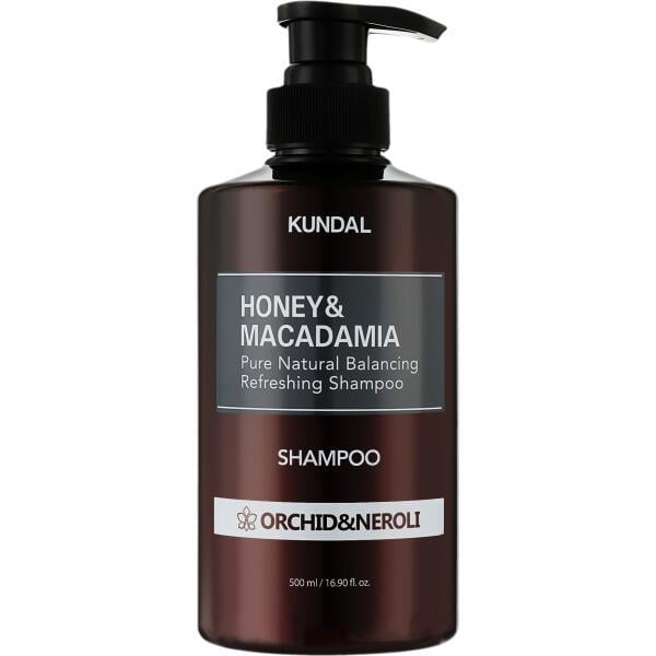 Шампунь восстанавливающий Honey & Macadamia Nature Shampoo Orchid & Neroli Kundal 500 мл (88095694740500)