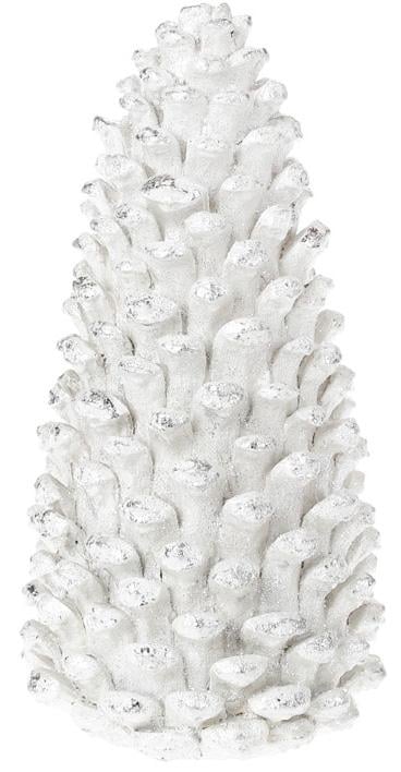 Декоративная статуэтка Белая шишка 23,5 см (BD-218-784)