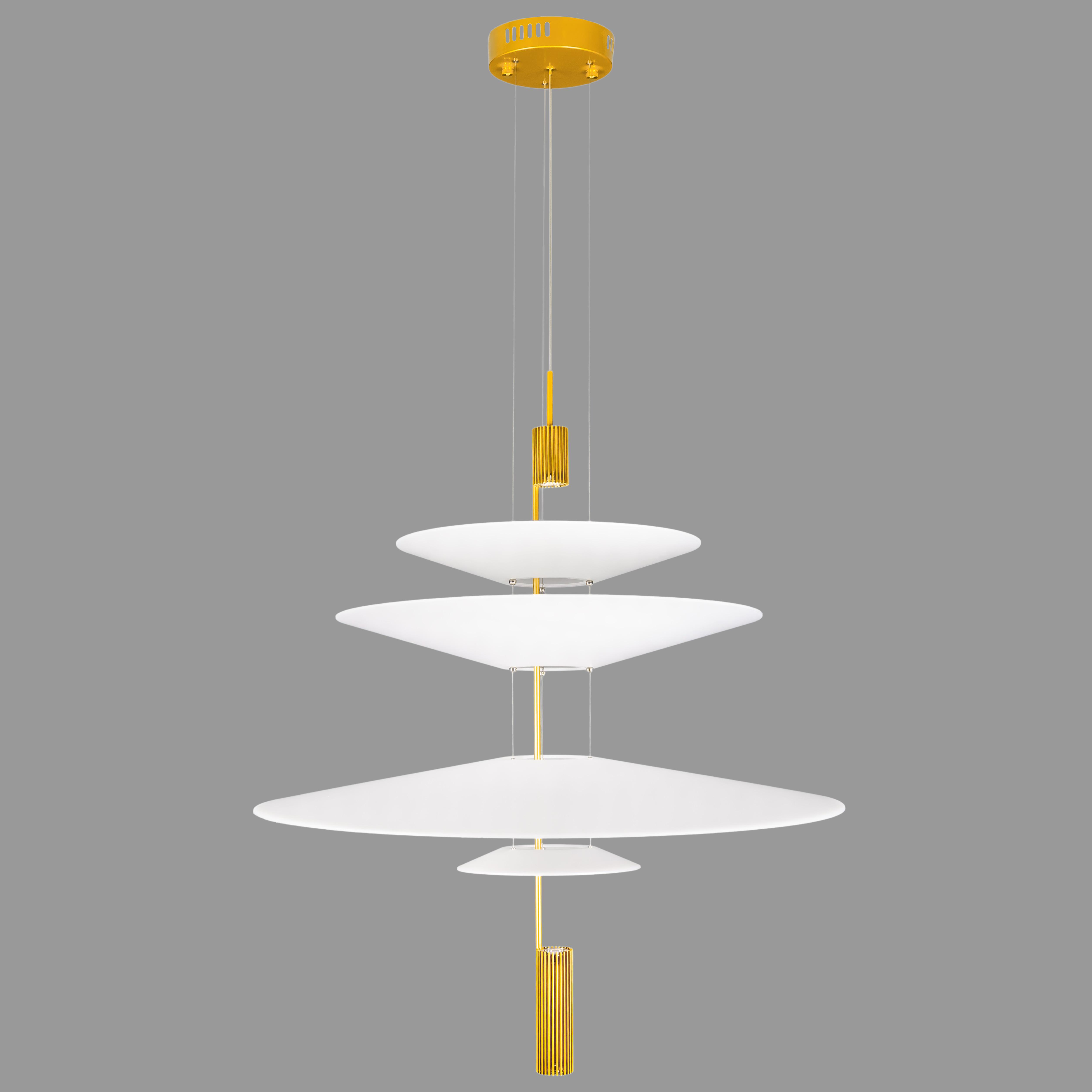 Люстра дизайнерская Flamingo 12W Бронзовый (92-D1183 AB)