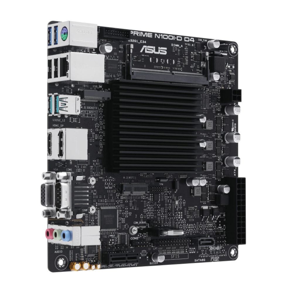 Материнська плата Asus PRIME N100I-D D4-CSM Intel N100/DDR4 (12639043) - фото 2