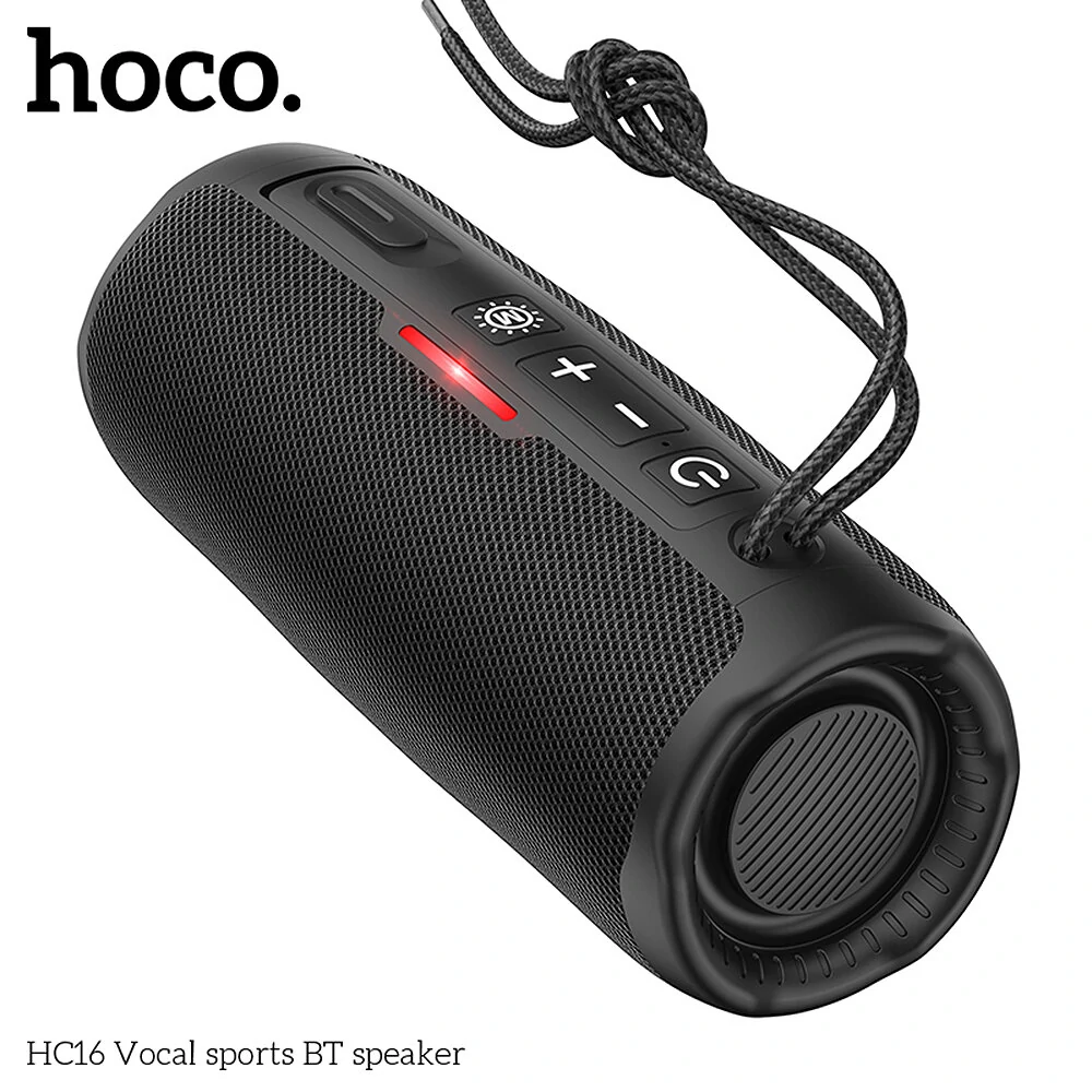 Колонка портативна Hoco HC16 Bluetooth 5,3 AUX USB 1200 мАч Чорний (875293872952332) - фото 2