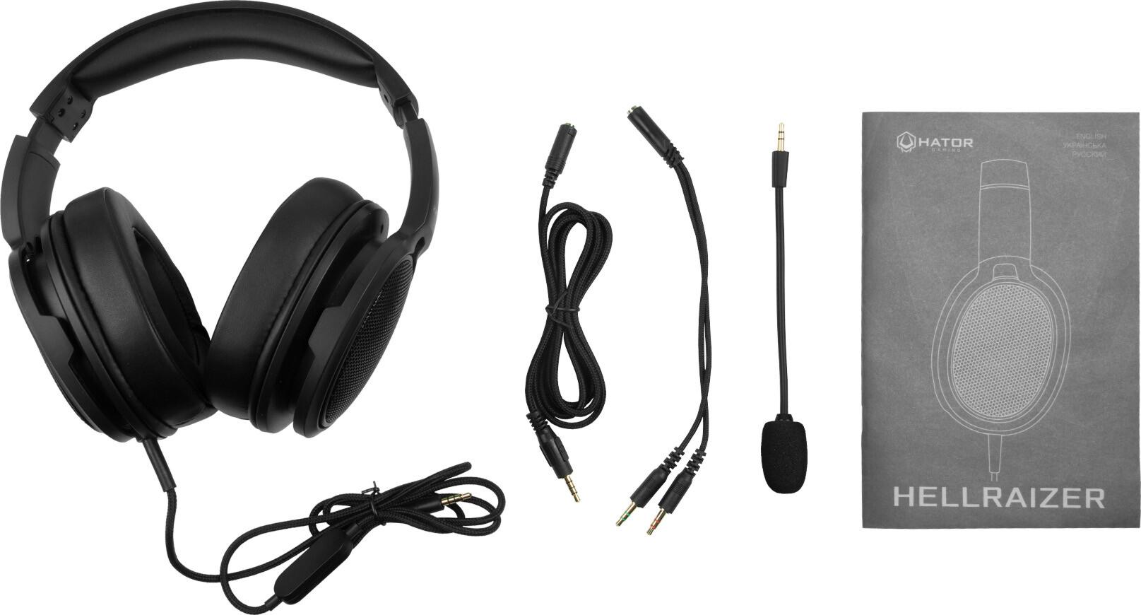 Навушники Hator Hellraizer HTA-812 Black (41748) - фото 6 Навушники Hator Hellraizer HTA-812 Black (41748) - фото 6