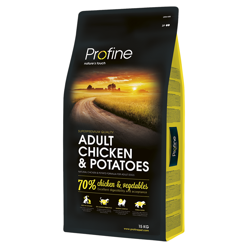 Корм для собак сухой Profine Dog Chicken and Potatoes для взрослых собак 3 кг