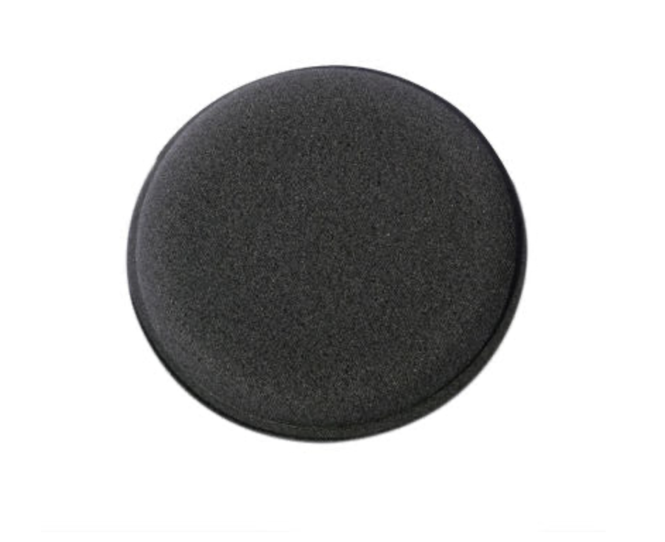 Аплікатор поролоновий круглий для нанесення різних складів 10х2 см Чорний