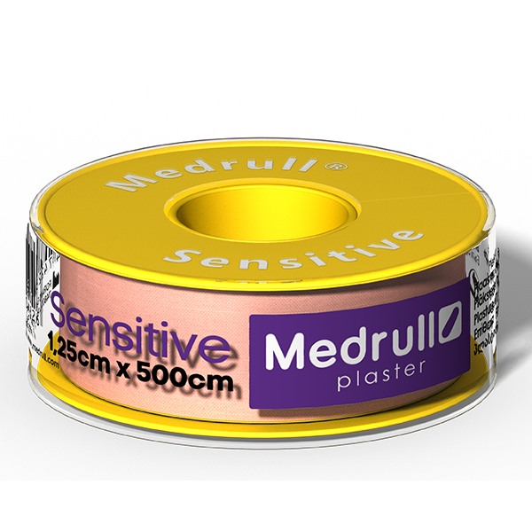 Лейкопластырь медицинский Medrull Sensitive в рулоне 1,25х500 см (4742225004826)