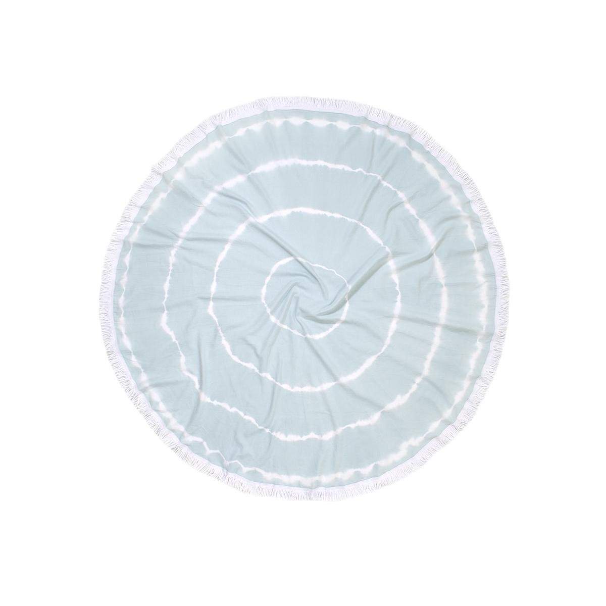 Рушник Barine Pestemal Swirl Roundie 150x150 см Mint (15289336) - фото 1