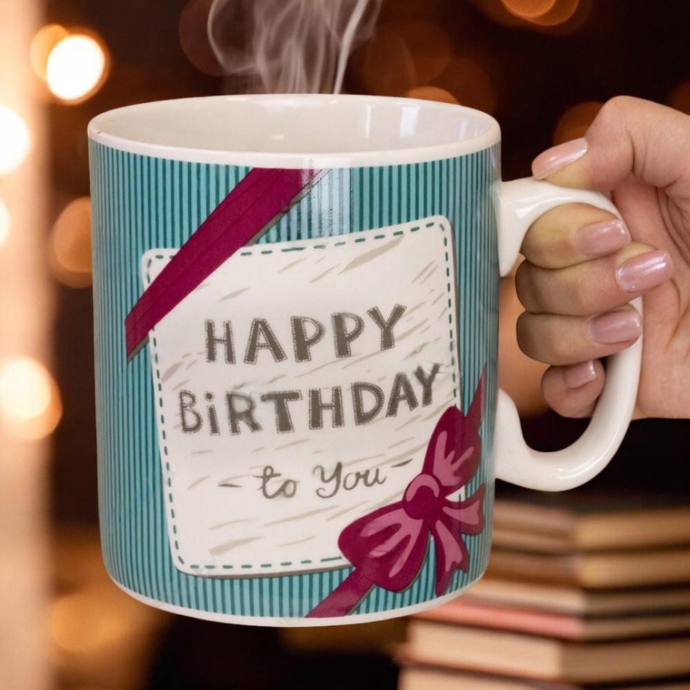 Кружка большая керамическая "Happy Birthday to You" 1 л - фото 2 Кружка большая керамическая "Happy Birthday to You" 1 л - фото 2