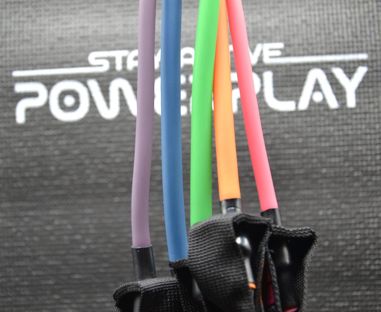 Набор трубчатых эспандеров PowerPlay PP-4102 Expander Set 5 шт. до 35 кг (A-012903) - фото 4